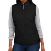 Women'S Karen Scott | Sport Quilted Puffer Vest Deep Black