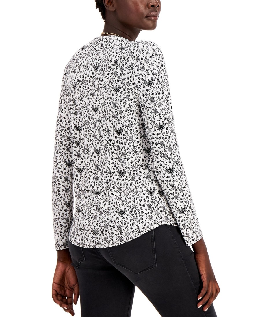 Women'S INC International Concepts | Zip-Pocket Top Franki Floral