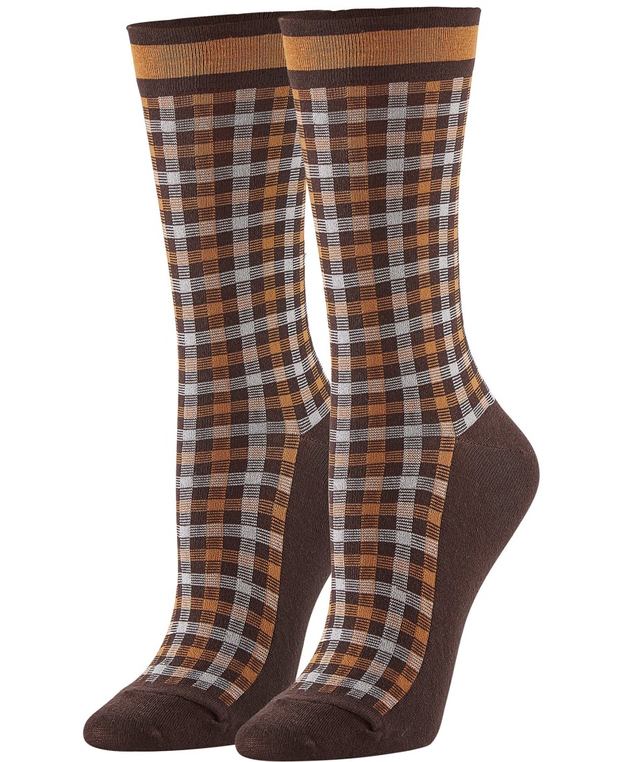 Women'S Hue | Plaid Check Socks