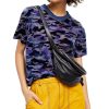 Women'S Free People | Teddy T-Shirt Marine Combo