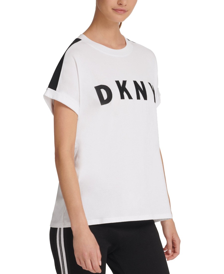 Women'S DKNY | Sport Logo T-Shirt White