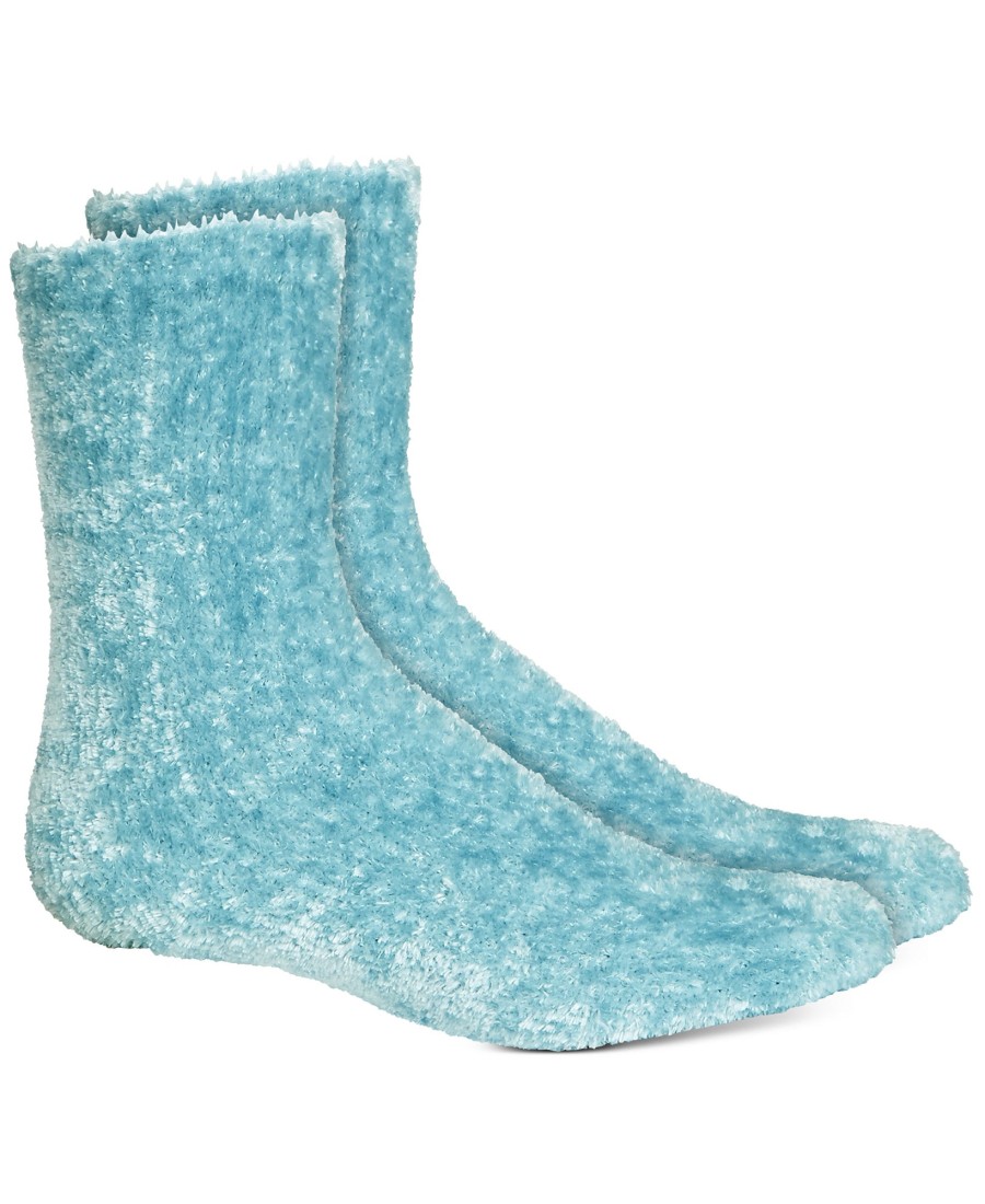 Women'S Charter Club | Chenille Super Soft Cozy Socks Harbor Sky