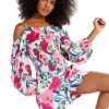 Women'S INC International Concepts | Printed Off-The-Shoulder Ruffle Blouse Naveena Floral