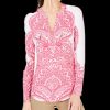 Women'S INC International Concepts | Petite Printed Zip-Pocket Shirt Tidal Paisley