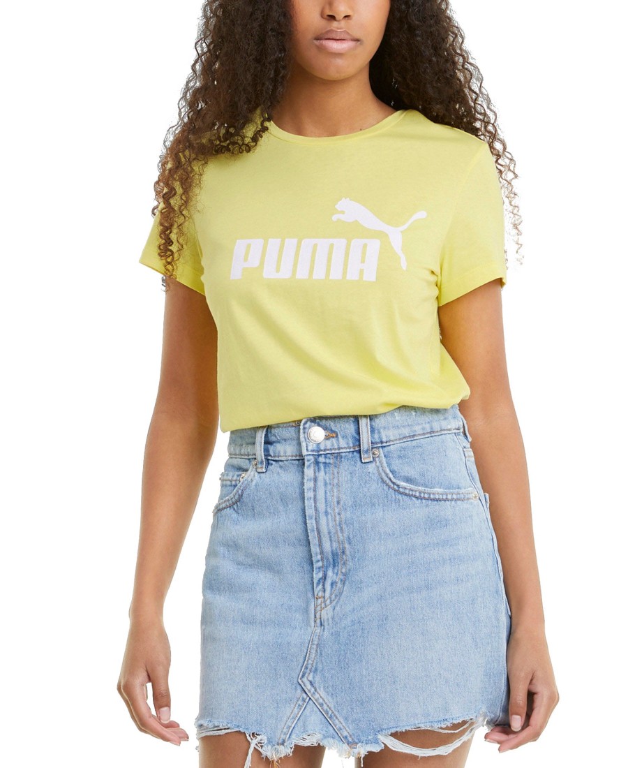 Women'S Puma | Logo T-Shirt Yellow