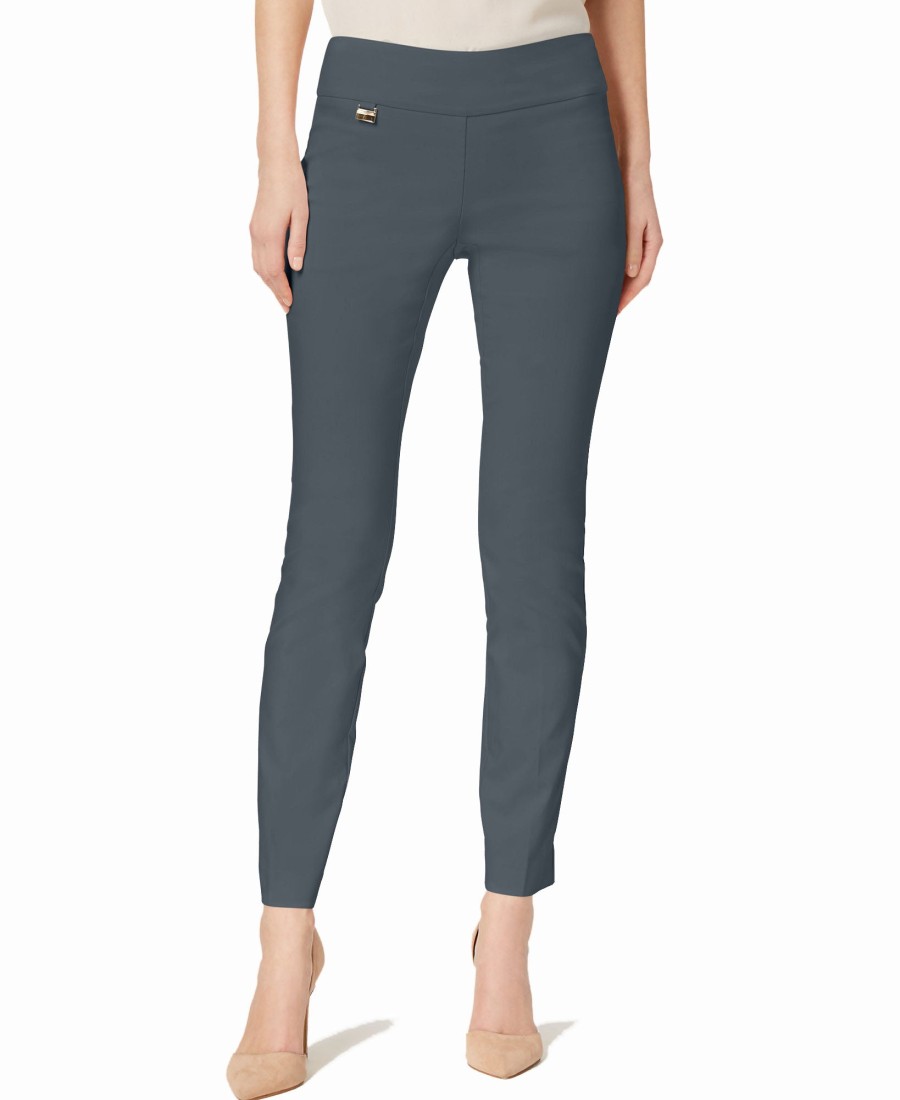 Juniors' Alfani | Petite Tummy-Control Pull-On Skinny Pants