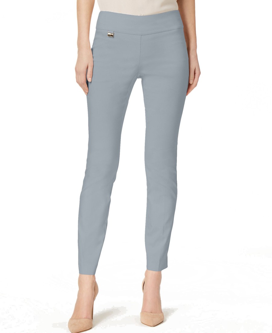 Juniors' Alfani | Petite Tummy-Control Pull-On Skinny Pants