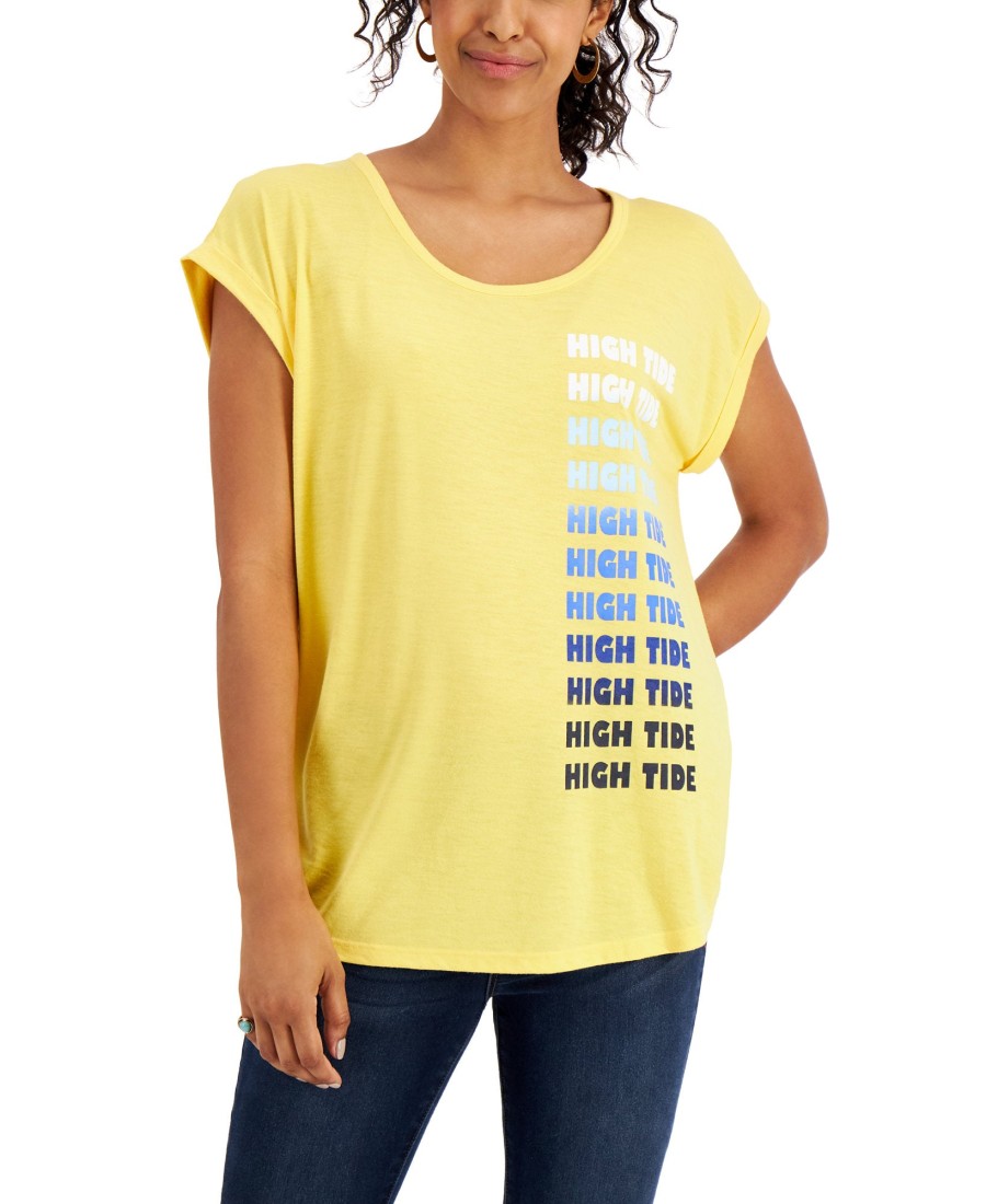 Women'S Style & Co | Graphic T-Shirt High Tide