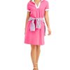 Women'S Charter Club | Cotton Collared Shirtdress