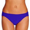 Juniors' Hula Honey | Juniors' Side-Tab Hipster Bikini Bottom Blue