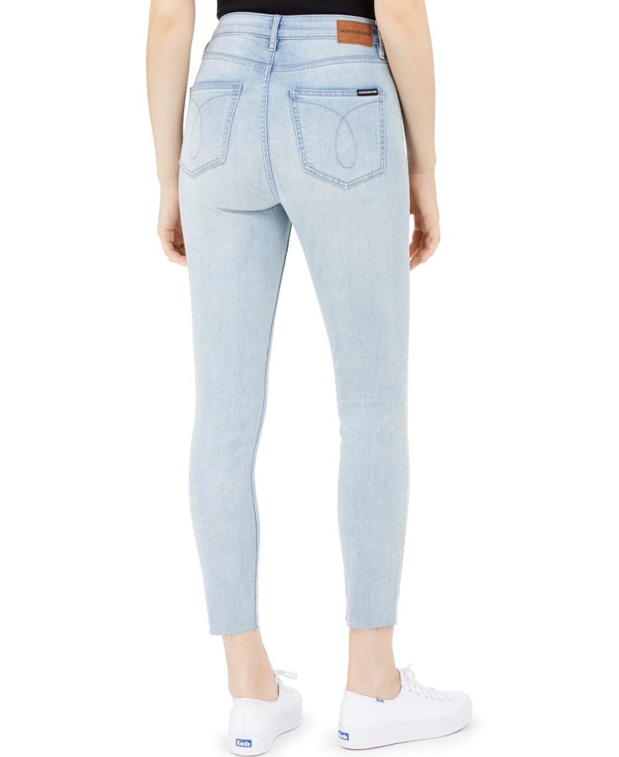 Women'S Calvin Klein Jeans | High-Rise Skinny Ankle Jeans Iceburg