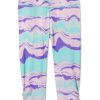 Kids & Toddlers Layer 8 | Abstract-Print Capri Leggings Tie Dye Wave