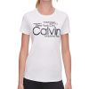 Women'S Calvin Klein | Cotton Logo T-Shirt White