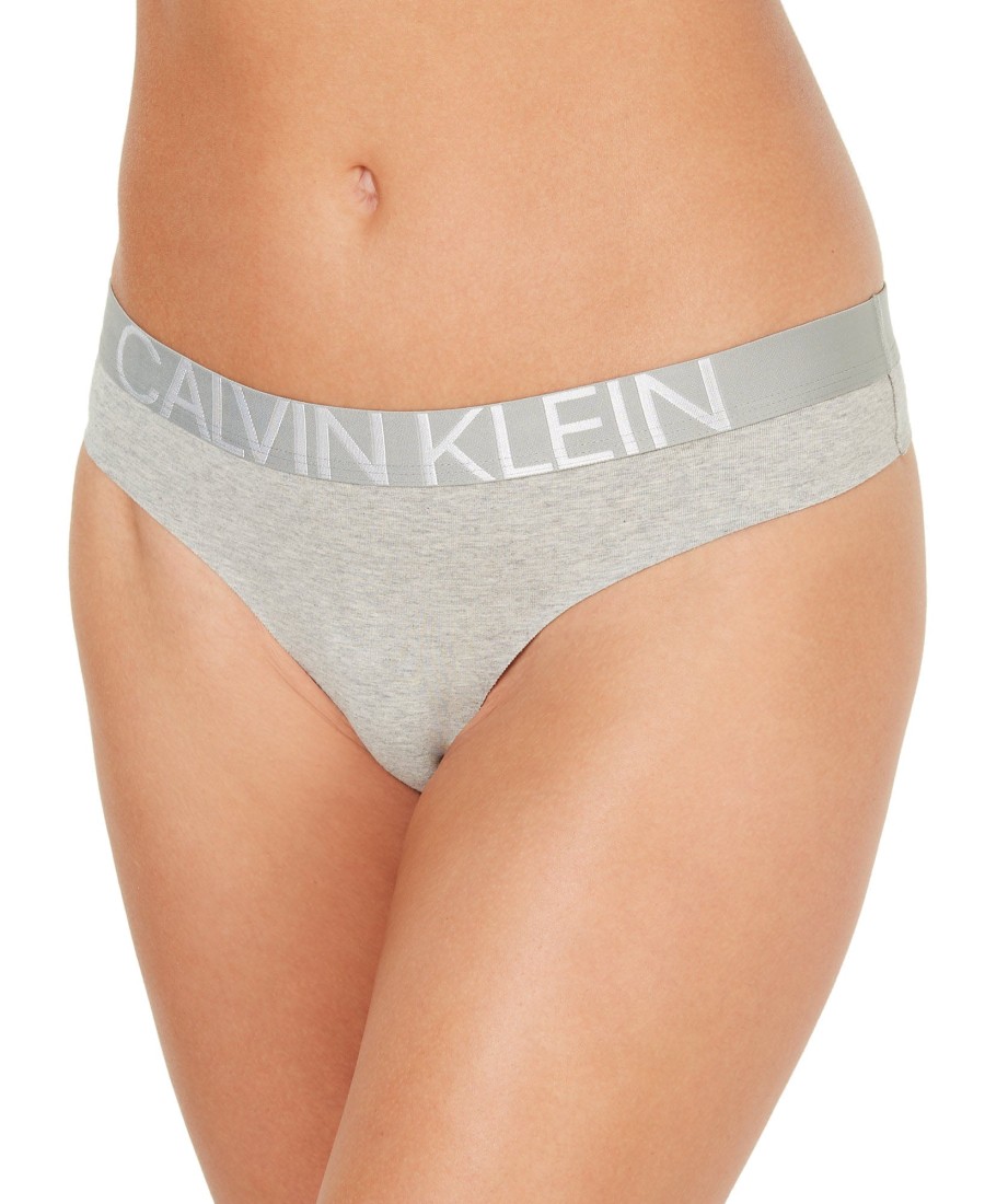 Women'S Calvin Klein | Statement 1981 Logo Thong Qf5179