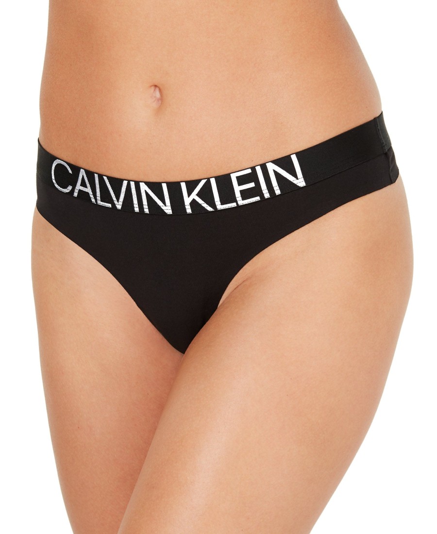 Women'S Calvin Klein | Statement 1981 Logo Thong Qf5179