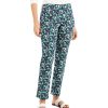 Women'S Charter Club | Printed Lexington Pants Intrepid Blue