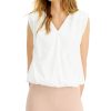 Women'S Alfani | Surplice V-Neck Top Shiitake