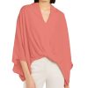 Women'S Alfani | Wide-Sleeve Surplice Blouse