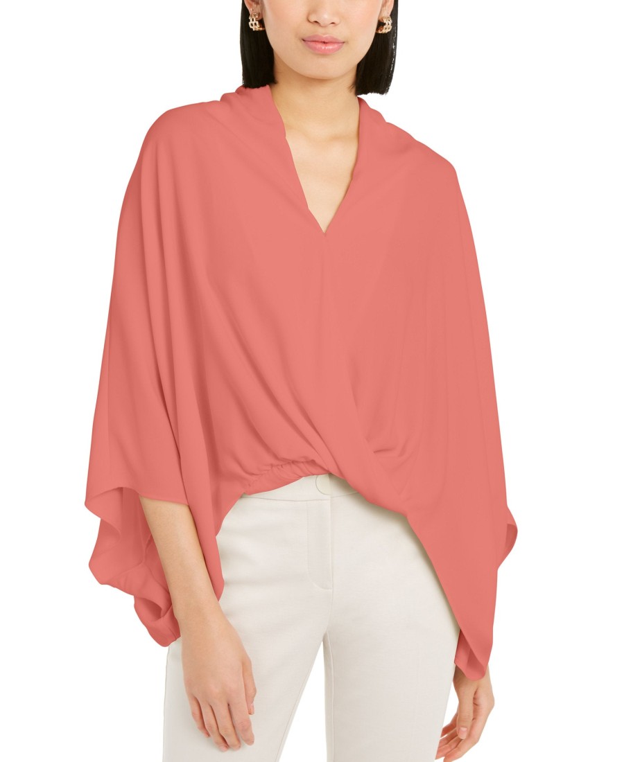 Women'S Alfani | Wide-Sleeve Surplice Blouse