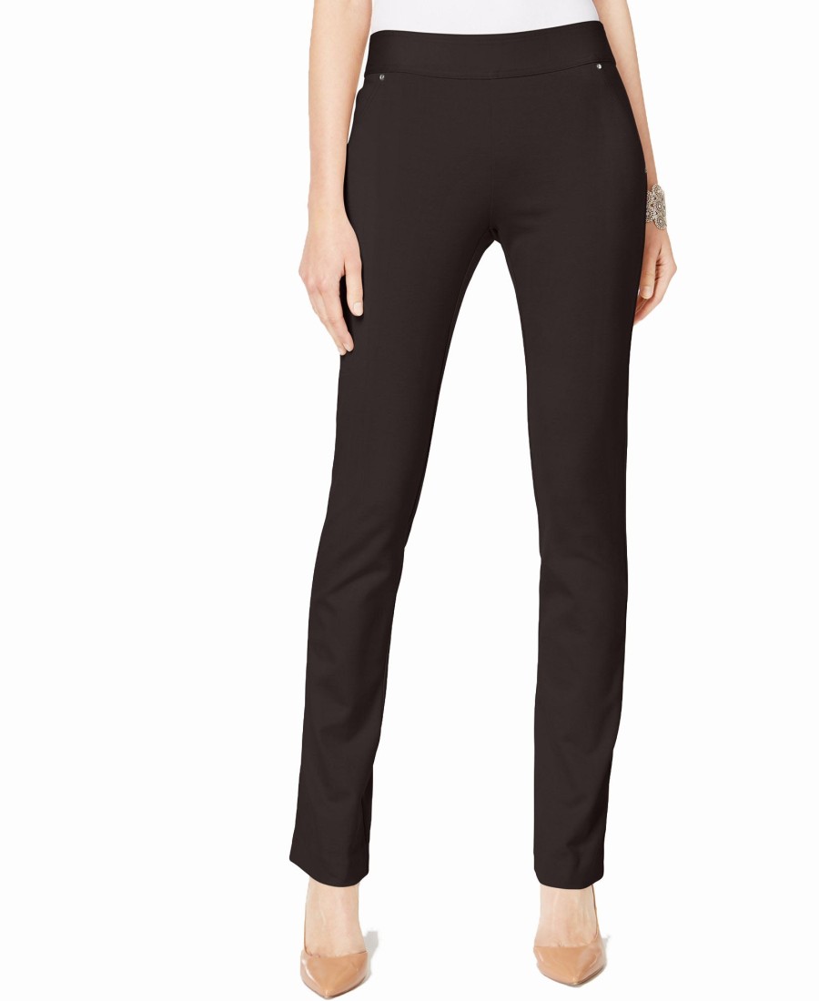 Women'S INC International Concepts | Pull-On Straight-Leg Pants French Toast