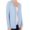 Women'S Karen Scott | Pointelle-Knit Ottoman Cardigan