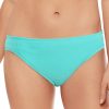 Juniors' Salt + Cove | Juniors' Crinkle Texture Hipster Bikini Bottoms Aqua Sea