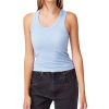 Women'S COTTON ON | Asher Scoop Tank Authentic Blue Marle